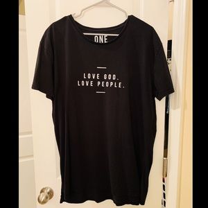 Love God, Love People. Highlands ONE Tee